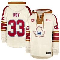 V111020 Cndian Patrick Roy 47 Brand Old Time hockey Cagoules à lacets pour joueur de hommes SWTMENNUM HP180PMWHVT660675CL #3