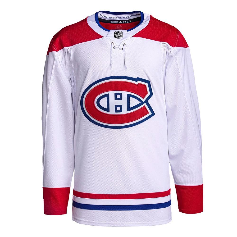 AD7 CNDIAN WHITE AWAY MENS ADIDAS AUTHENTIC PRO BLANK JERSEY - CA SCS JERMENAHC