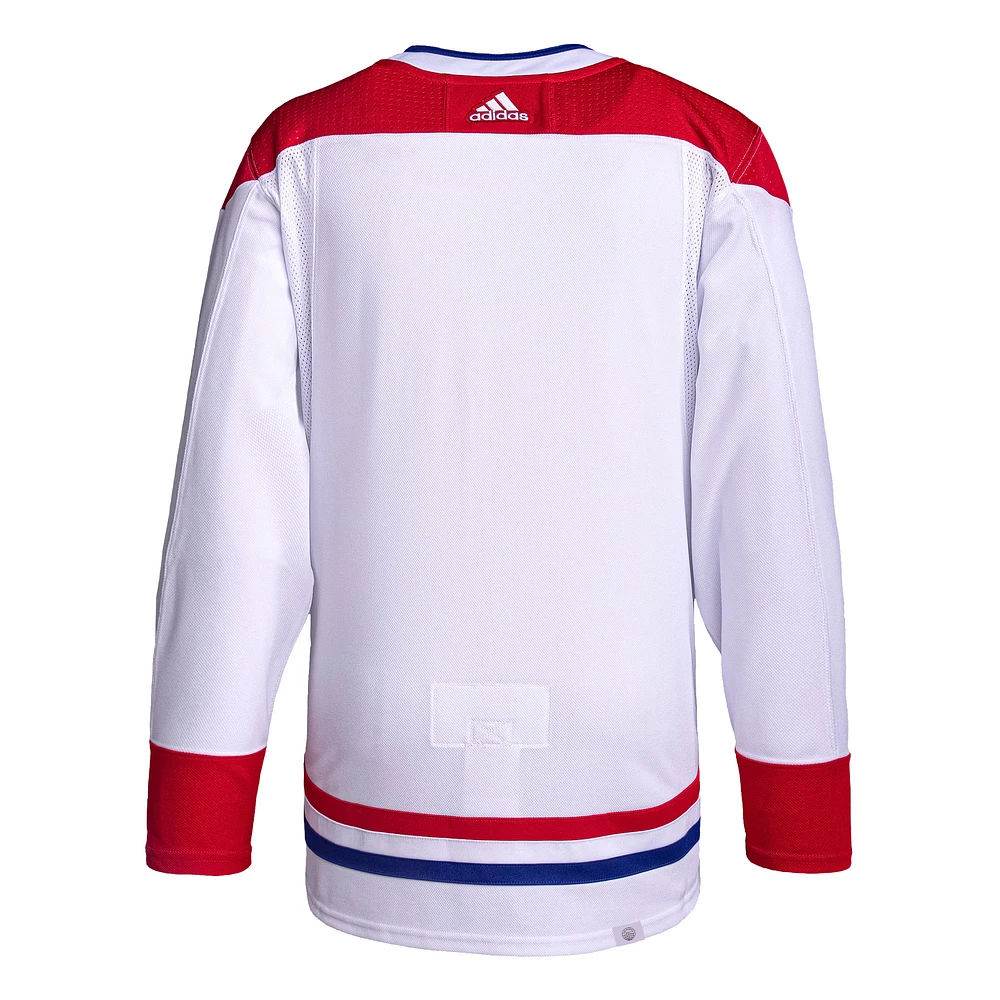 AD7 CNDIAN WHITE AWAY MENS ADIDAS AUTHENTIC PRO BLANK JERSEY - CA SCS JERMENAHC