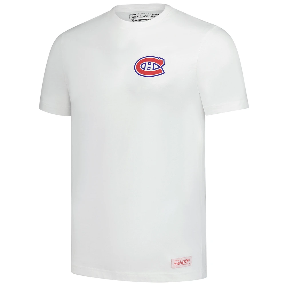 Men's Mitchell & Ness  White Montreal Canadiens Plush Doll T-Shirt