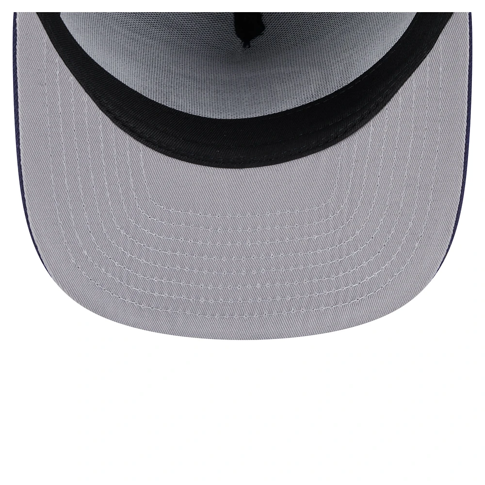 Men's New Era  Navy Montreal Canadiens Colorpack Tonal A-Frame 9FIFTY Adjustable Hat
