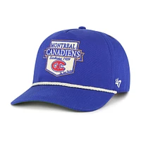 Casquette ajustable Sure Shot Hitch Old Time Hockey Rafter 47 bleue des Canadiens de Montréal pour homme