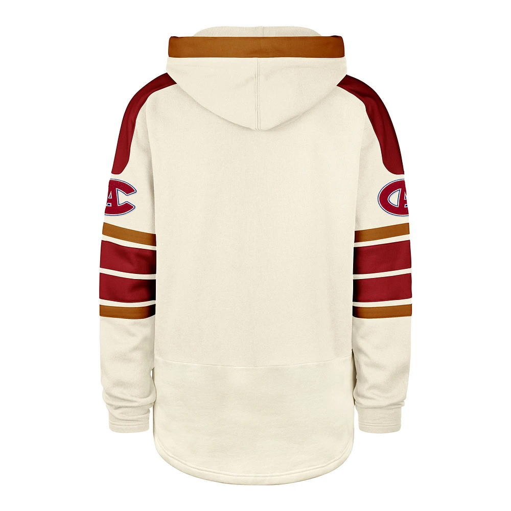 Men's '47 Montreal Canadiens Blue Line Heritage Lacer Pullover Hoodie