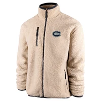 Men's '47 Oatmeal Montreal Canadiens Stowe Sherpa Full-Zip Jacket