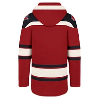 Men's '47 Red Montreal Canadiens Superior Lacer Pullover Hoodie