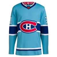 Chandail de joueur authentique Reverse Retro 2.0 des Canadiens Montréal adidas Carey Price pour homme, bleu clair