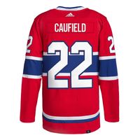 Men's Fanatics Branded Cole Caufield Red Montreal Canadiens Home Premier Breakaway Player Jersey