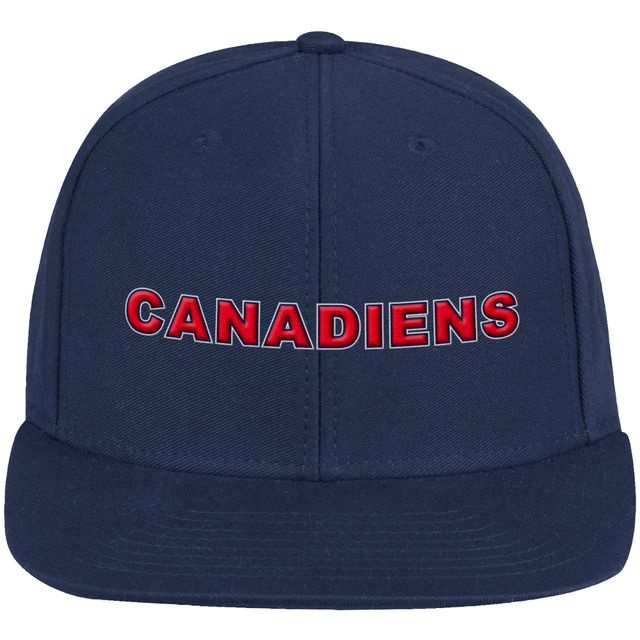 Équipe des Canadiens de Montréal adidas pour homme - Bleu marine - Casquette Snapback