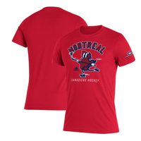 Men's adidas Red Montreal Canadiens Quebec Skate Tri-Blend - T-Shirt