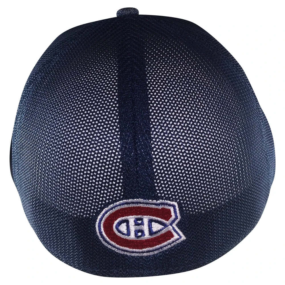 Casquette flexible pour hommes American Needle Heather Navy des Canadiens de Montréal