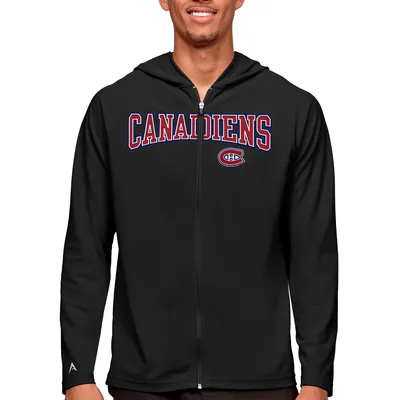 Montreal Canadiens Antigua Legacy Full-Zip Hoodie