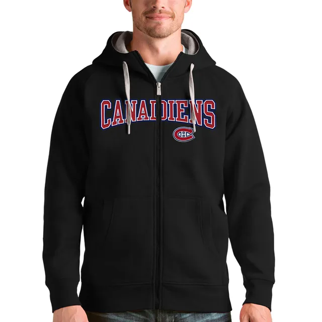 Antigua Montreal Canadiens Olive Victory Pullover Hoodie