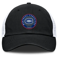 Casquette ajustable Averie Trucker noire des Canadiens de Montréal Fanatics pour hommes