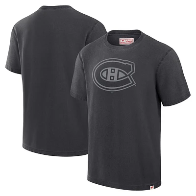 T-shirt noir pour hommes Fanatics des Canadiens de Montréal fabriqué au Canada