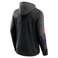 Men's Fanatics Black Montreal Canadiens Wild Winner Fleece Pullover Hoodie