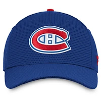 Casquette Authentic Pro Rinkside Flex des Canadiens de Montréal marque Fanatics - Bleu pour homme