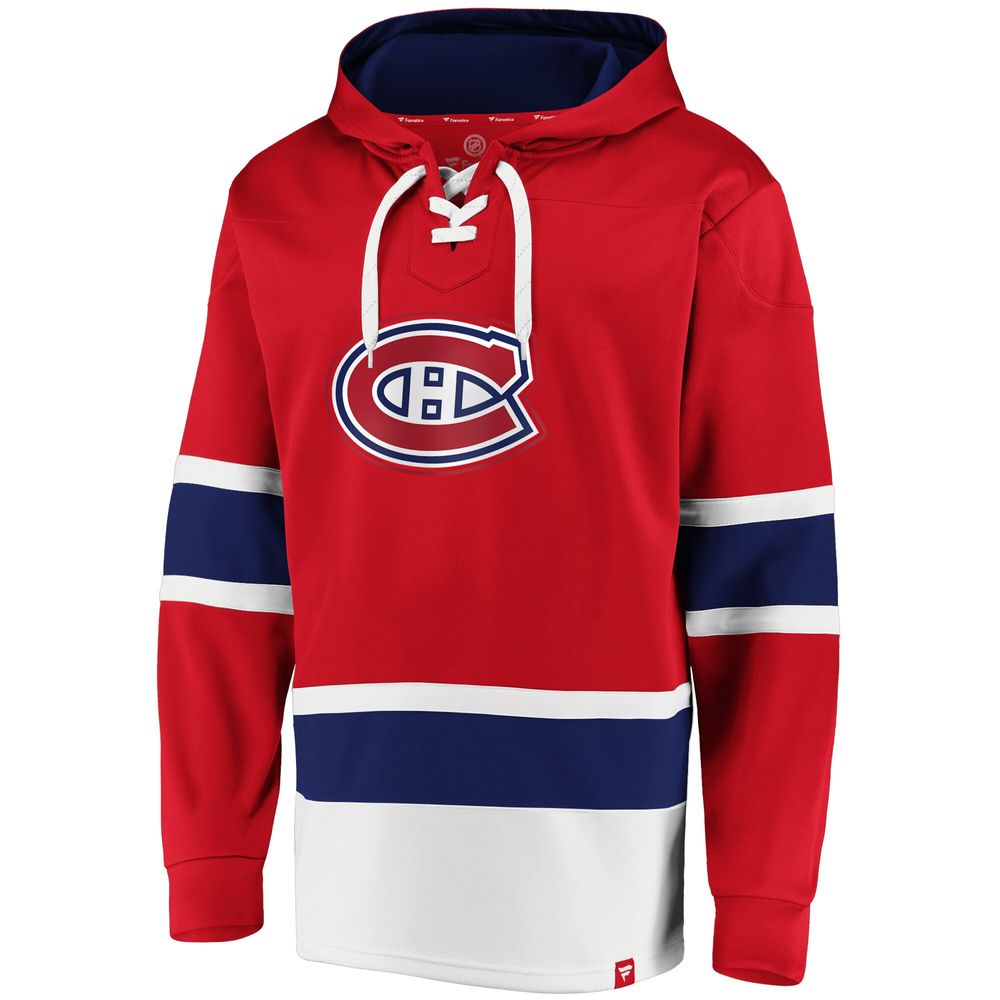 Montreal Canadiens Fanatics Branded Women's Lace-Up Jersey T-Shirt