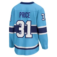 Fanatics Carey Price pour hommes, bleu clair, Canadiens de Montréal - Maillot joueur Breakaway édition spéciale 2.0