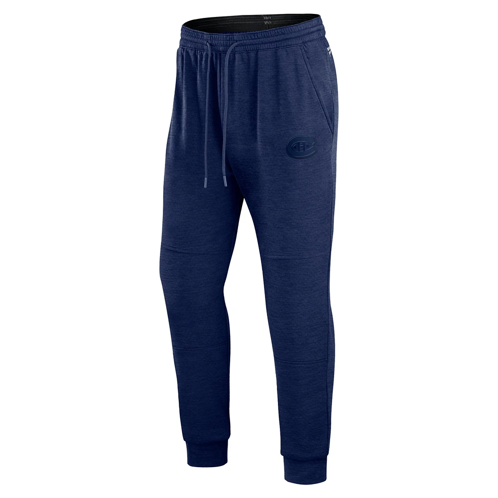 Fanatics pour hommes Heather Navy 2022 Authentic Pro - Pantalon de survêtement Jogger