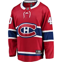 Chandail de joueur Joel Armia marque Fanatics pour hommes, rouge, Canadiens Montréal - Maillot