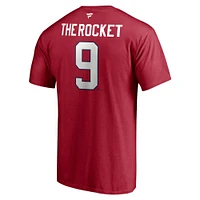 Men's Fanatics Maurice Richard Red Montreal Canadiens Authentic Stack Retired Player Name & Number - T-Shirt