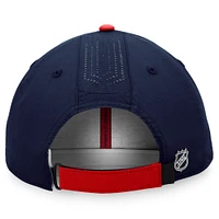 Fanatics pour hommes, marine/rouge, Canadiens de Montréal, repêchage 2022 de la LNH - Casquette réglable authentique Pro Rink Pinacle