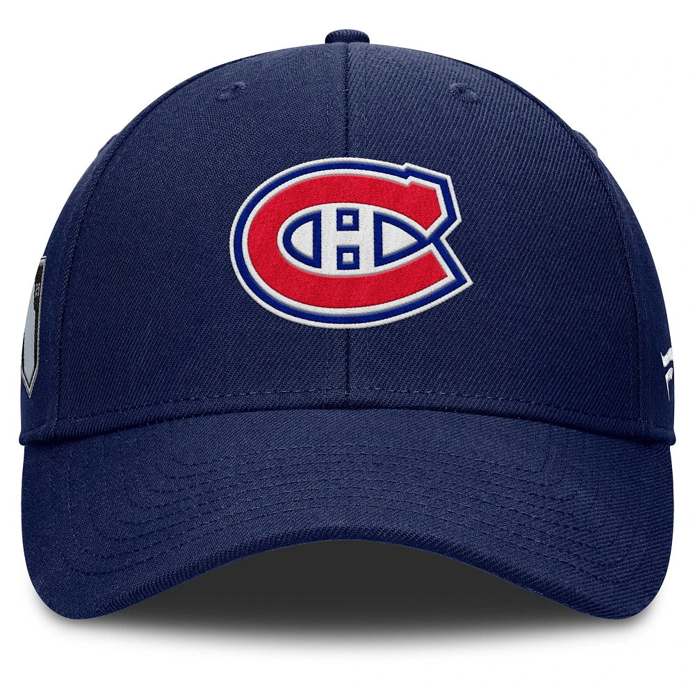 Men's  Fanatics  Navy Montreal Canadiens 2025 Stanley Cup Playoffs Core Structured Adjustable Hat