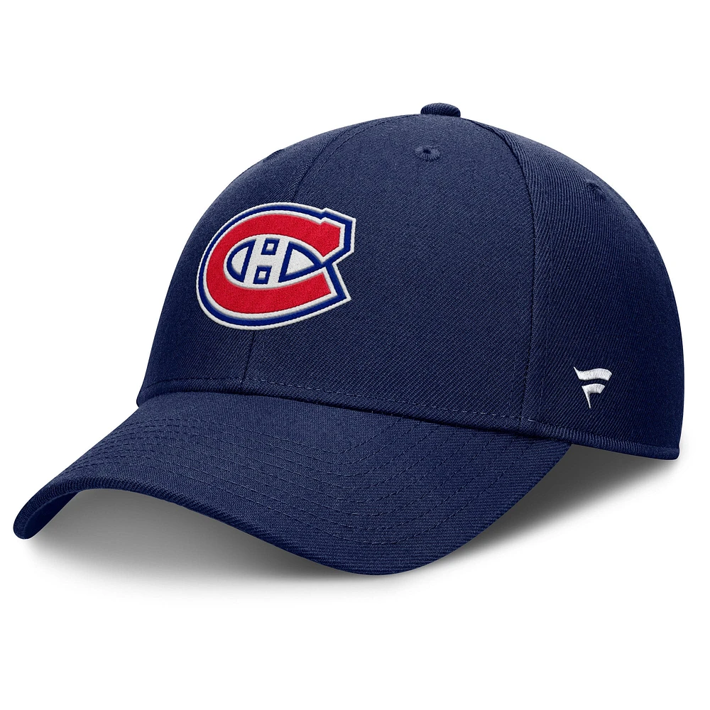 Men's  Fanatics  Navy Montreal Canadiens 2025 Stanley Cup Playoffs Core Structured Adjustable Hat