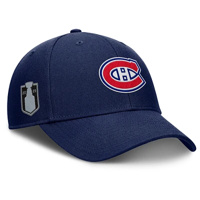 Men's  Fanatics  Navy Montreal Canadiens 2025 Stanley Cup Playoffs Core Structured Adjustable Hat