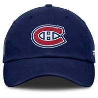 Men's  Fanatics  Navy Montreal Canadiens 2025 Stanley Cup Playoffs Core Unstructured Adjustable Hat