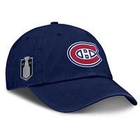 Men's  Fanatics  Navy Montreal Canadiens 2025 Stanley Cup Playoffs Core Unstructured Adjustable Hat