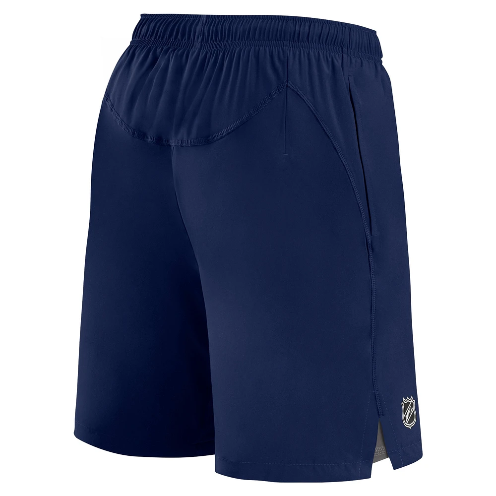 Fanatics pour hommes, bleu marine, Canadiens de Montréal Authentic Pro Tech - Shorts