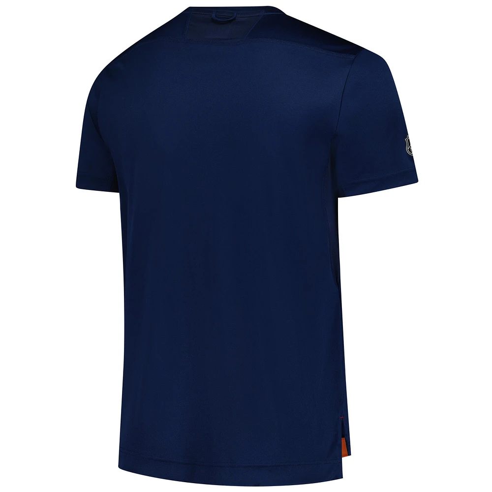 Men's Fanatics  Navy Montreal Canadiens Authentic Pro Tech T-Shirt