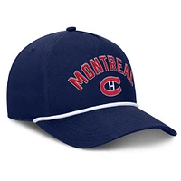 Casquette ajustable en corde A-Frame pour homme de la collection Décennies des Canadiens de Montréal de la marine Fanatics