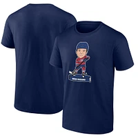 T-shirt à pompon pour hommes Fanatics Nick Suzuki, bleu marine, joueur des Canadiens de Montréal