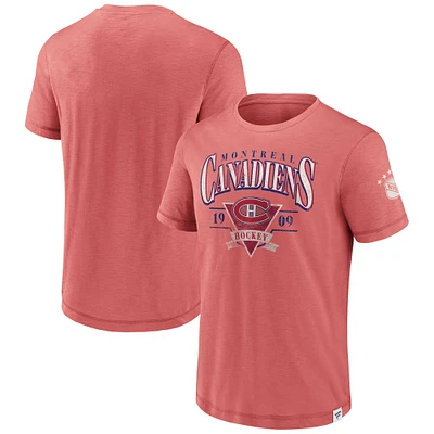 Men's Fanatics Red Montreal Canadiens Elusive Slub T-Shirt