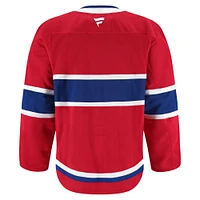 Maillot authentique à domicile des Canadiens de Montréal pour hommes Fanatics Red