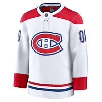 Men's Fanatics White Montreal Canadiens Away Premium Custom Jersey