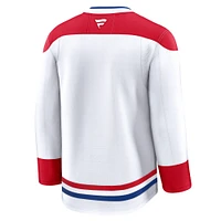 Maillot extérieur blanc de qualité supérieure des Canadiens Montréal Fanatics pour hommes