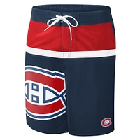 Men's G-III Sports by Carl Banks Navy Montreal Canadiens Sea Wind - Swim Trunks