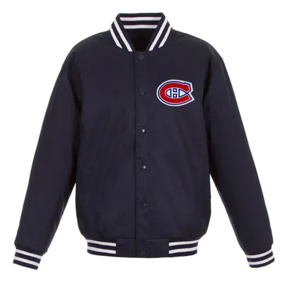 Montreal Canadiens JH Design Front Hit Poly Twill Jacket