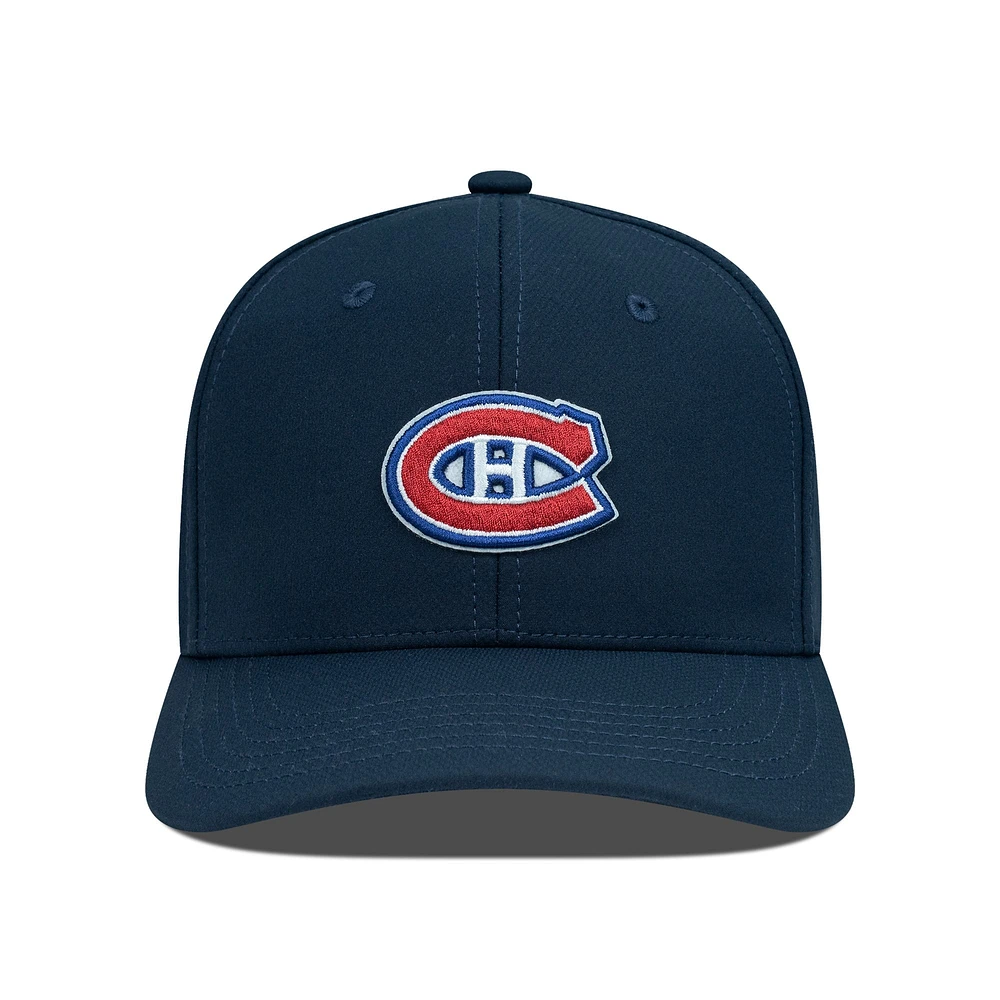 Men's Levelwear Navy Montreal Canadiens  Rise Flex Hat