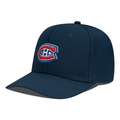 Men's Levelwear Navy Montreal Canadiens  Rise Flex Hat