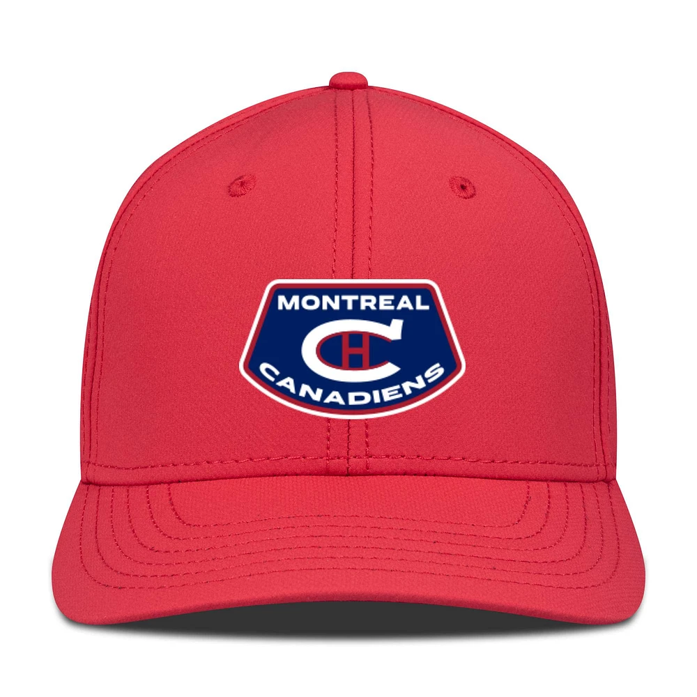 Casquette Rise Skylight Flex rouge pour homme des Canadiens de Montréal Levelwear