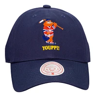 Men's Mitchell & Ness Navy Montreal Canadiens Game On Mascot Dad Adjustable Hat