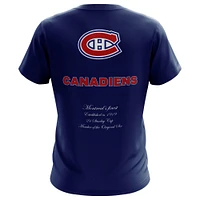 Men's Mitchell & Ness  Navy Montreal Canadiens Graduation T-Shirt