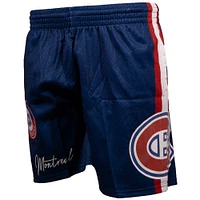 Short en filet Collection Ville des Canadiens de Montréal Royal Mitchell & Ness pour hommes