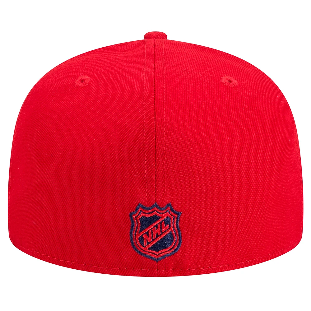 Casquette ajustée Core 59FIFTY des Canadiens de Montréal pour homme New Era, rouge