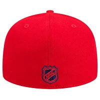 Casquette ajustée Core 59FIFTY des Canadiens de Montréal pour homme New Era, rouge
