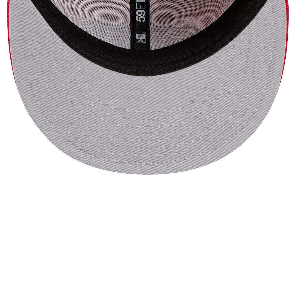 Casquette ajustée Core 59FIFTY des Canadiens de Montréal pour homme New Era, rouge